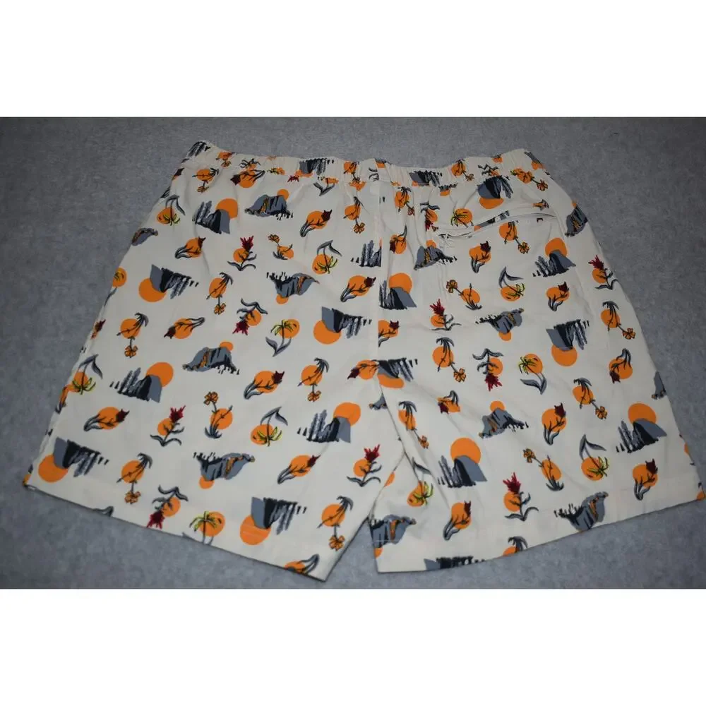 The North Face‎ Shorts Mens Size Large Stretch Swimming Camping Rose Sun Design